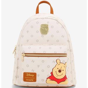 NWT-Loungefly Disney Winnie The Pooh Letters Mini Backpack